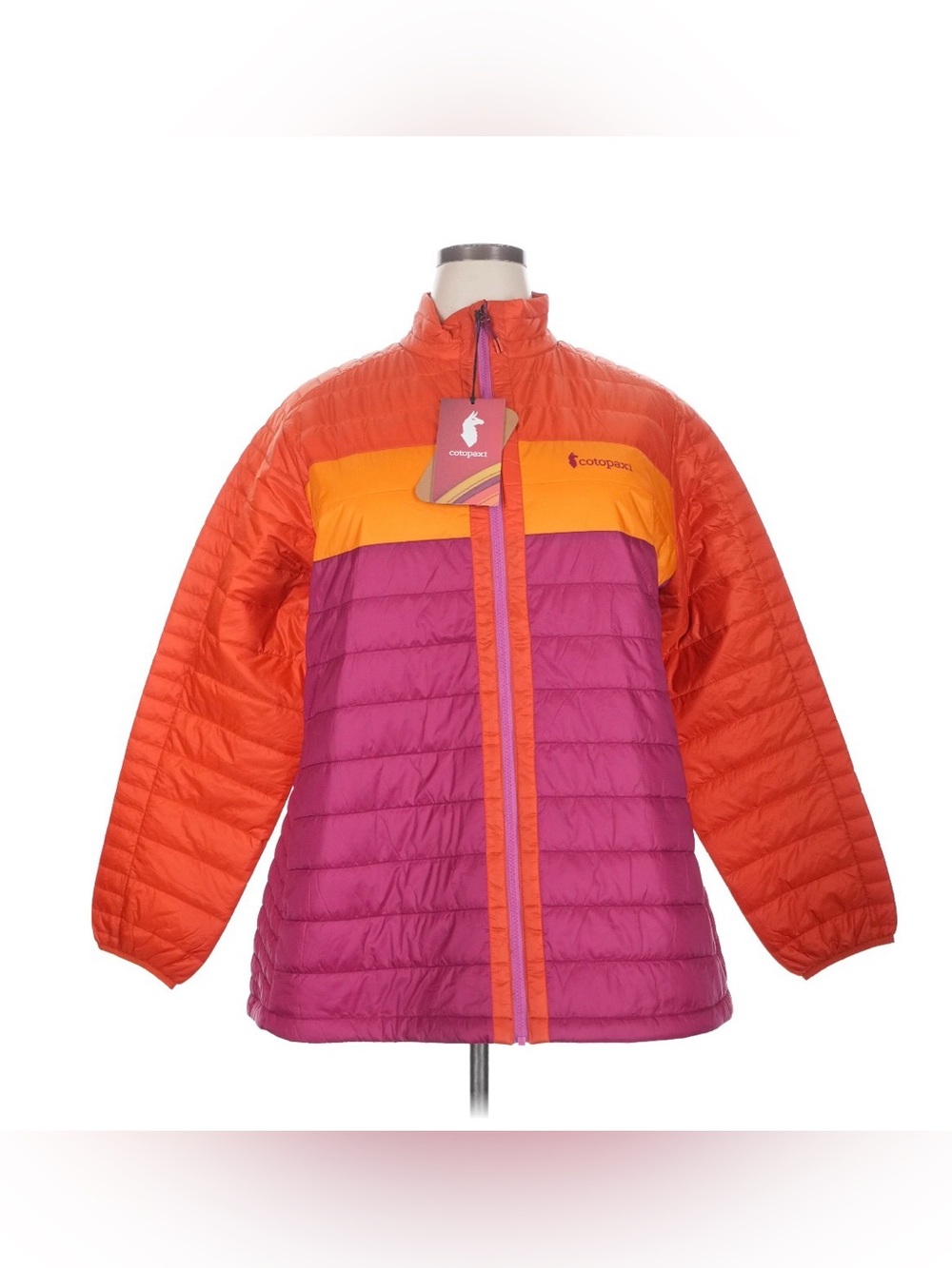 NWT Cotopaxi 2X Capa prima loft lightweight packable jacket orange block